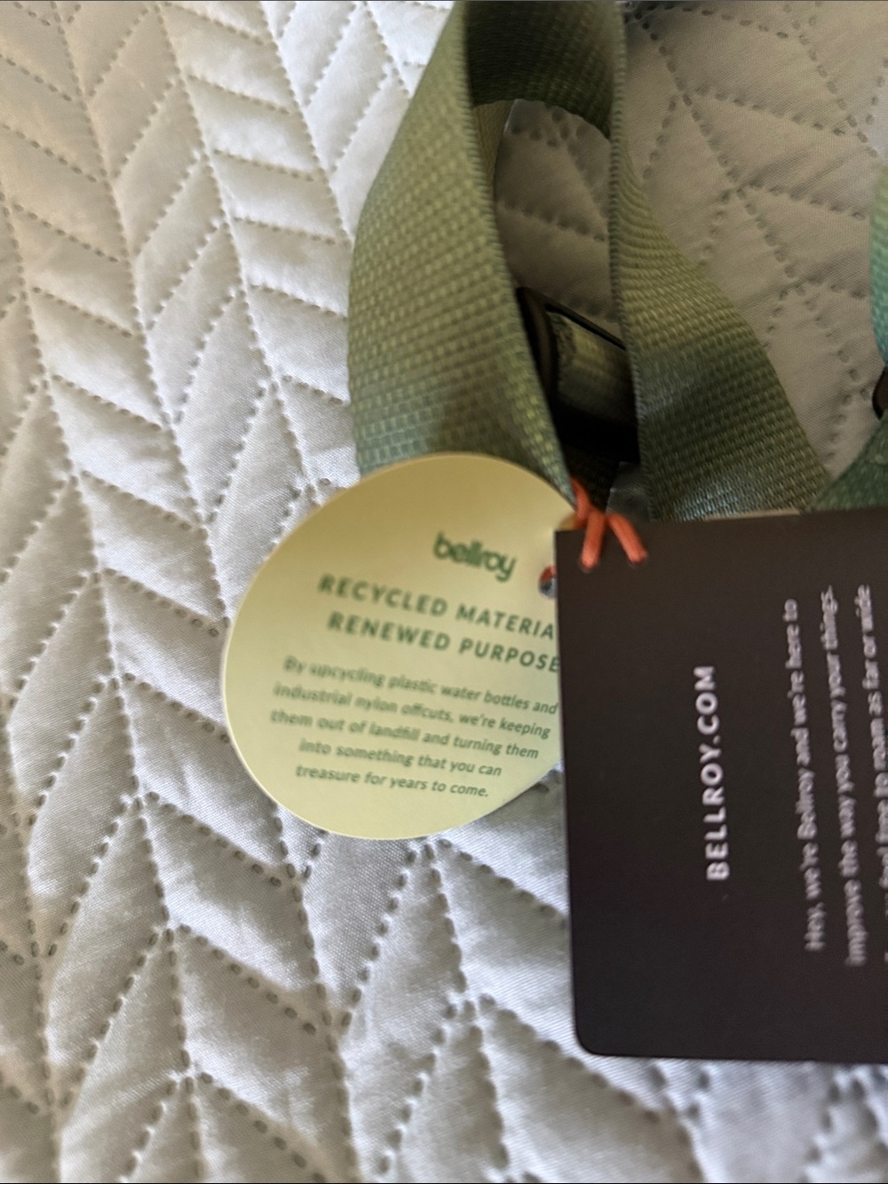 Bellroy Sage Green Sling Pouch - Picture 3 of 11